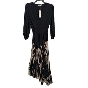 Young Fabulous & Broke Wrap Dress Women Size XS Tie-Dye
